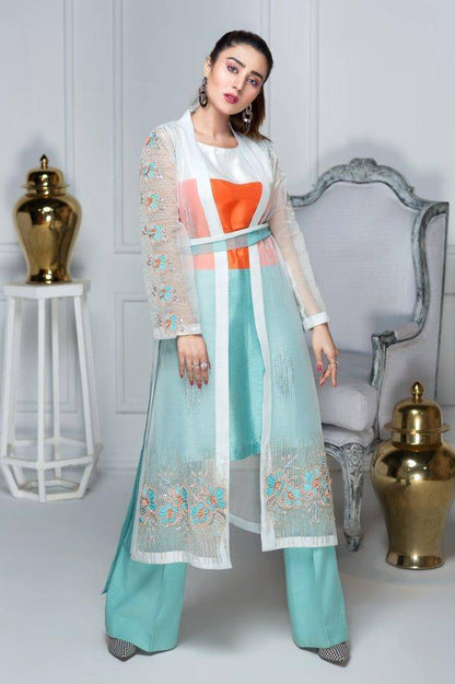 Hana | Eclectic Ready to Wear | Aqua Marine by Maria Faisal - Registered Vendor of : Hana - type : Ladies Clothes - 100% original wedding dresses