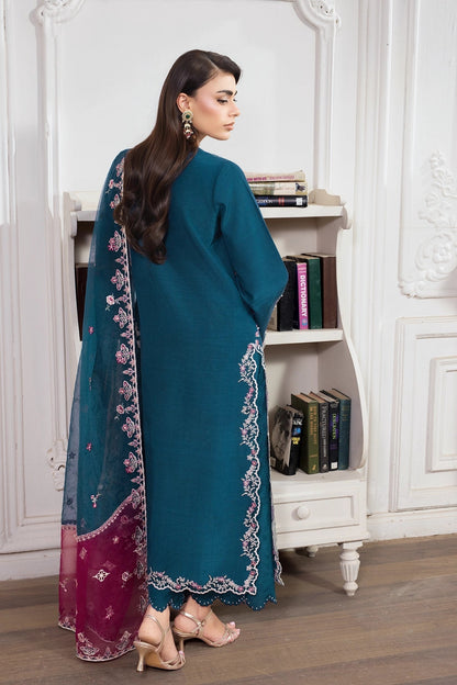 Rangrasiya | Lumeire Silk |Carmin - Luxury Dress - available at Maria Faisal in UK and USA.