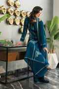 Fahad Hussayn | Lawn Banger | Midnight Teal by Maria Faisal - Registered Vendor of : Erum Khan - type : Ladies Clothes - 100% original wedding dresses