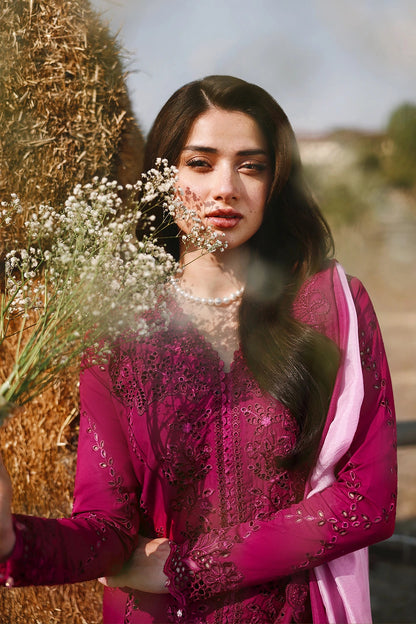 Azure | Luxury Lawn 26 | Barbella - Dress - available at Maria Faisal in UK and USA.