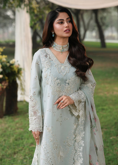 Sardinia | Tales of Petals | OCEAN WAVES - Luxury Dress - available at Maria Faisal in UK and USA.