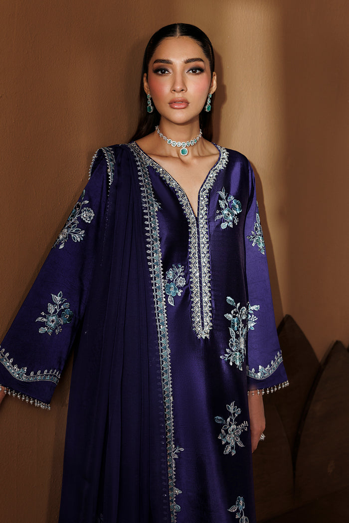 Baroque  | Luxury Pret 26 | PR-1284 - Luxury Dress - available at Maria Faisal in UK and USA.