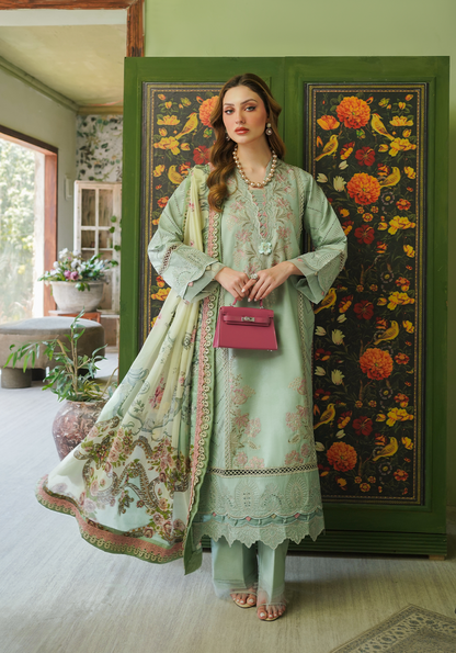 Zarqash | Tresor Luxury Lawn 24 | ZQT 009 GISELLE - Maria Faisal