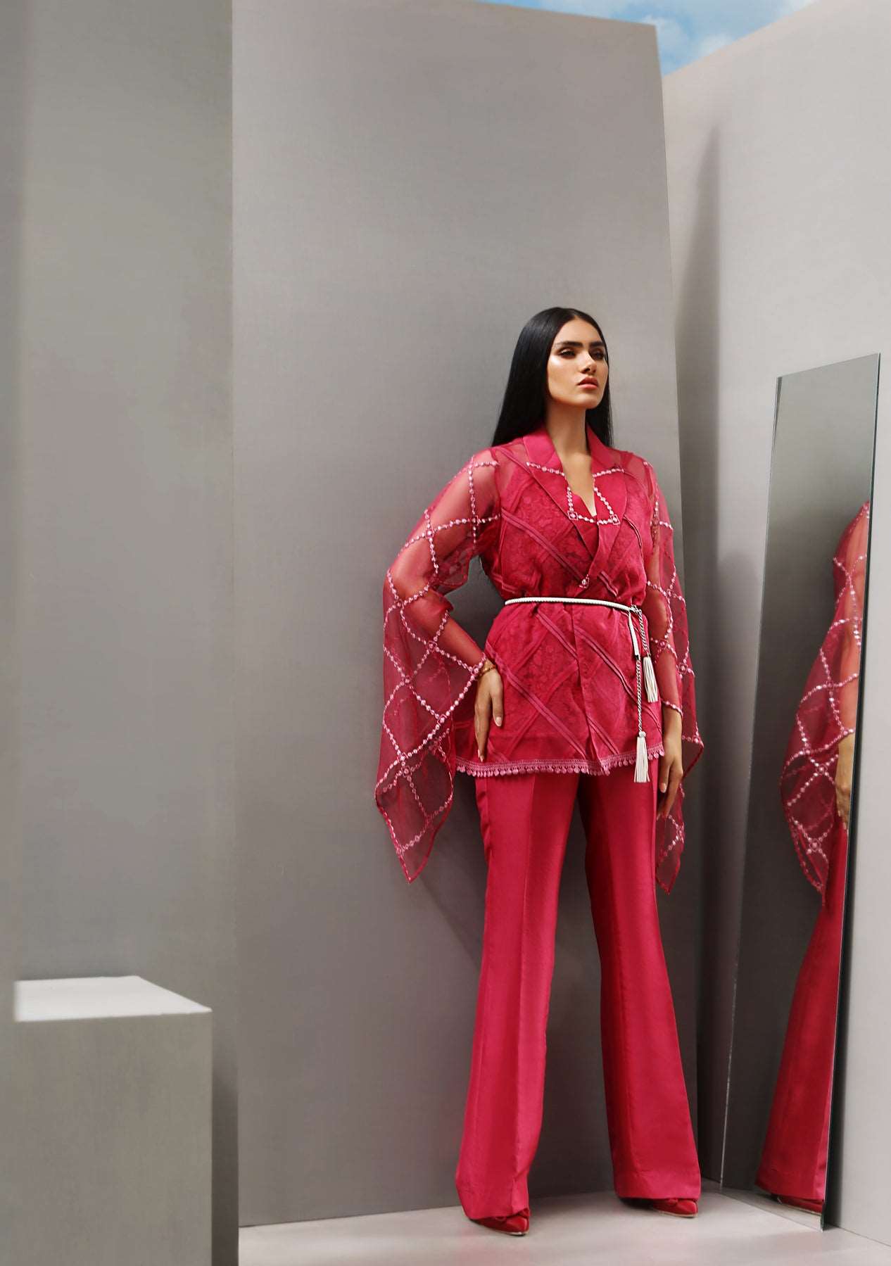 Layla Chatoor | Pret A Porter | LC-08 - Luxury Dress - available at Maria Faisal in UK and USA.