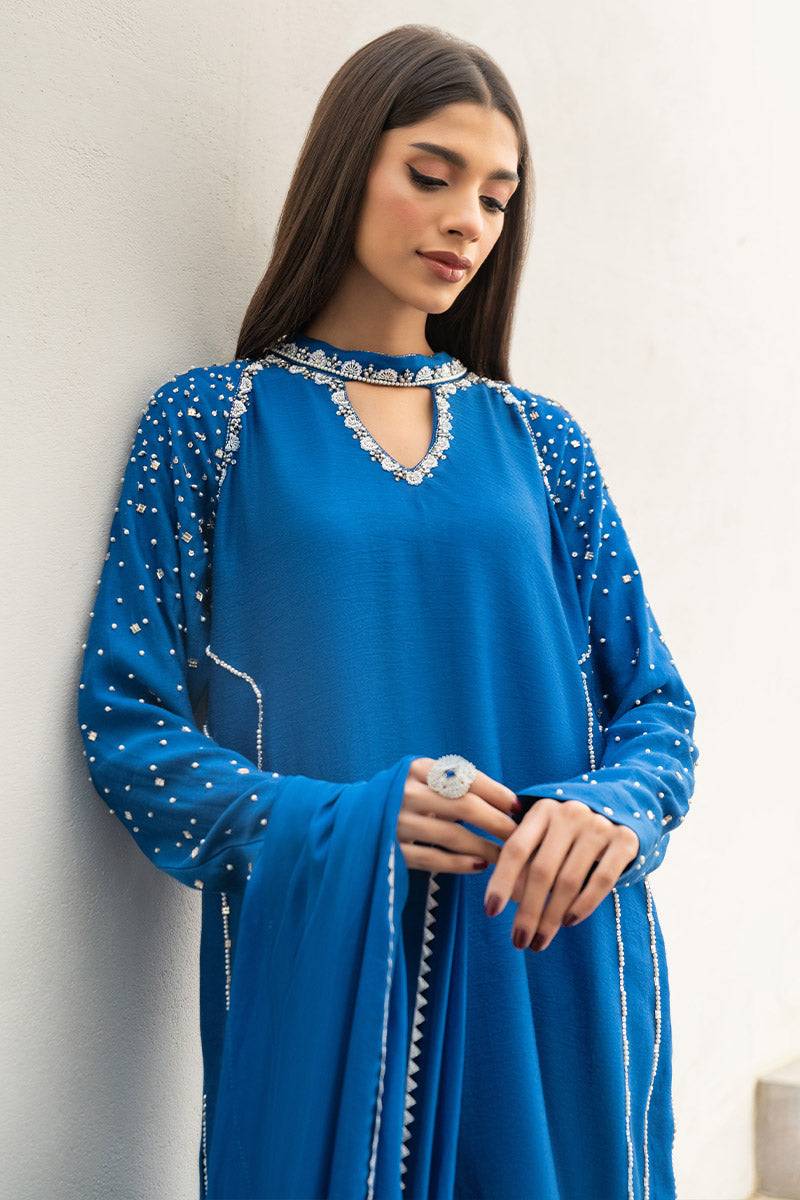 Chic Ophicial | Celenia Pret | Electric Blue by Maria Faisal - Registered Vendor of : Chic Ophicial - type : Ladies Clothes - 100% original wedding dresses