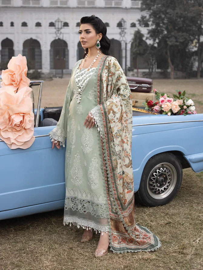 Faiza Faisal | Maya Luxury Lawn | Elena - Waniyas