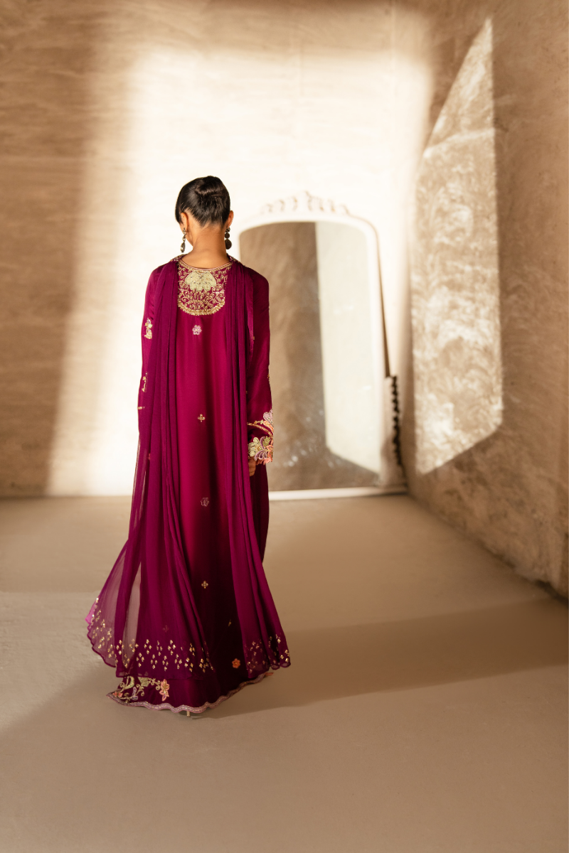 Sana Abbas | Zalea Formals | NESSA - Formal Dress - available at Maria Faisal in UK and USA.