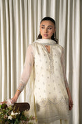 Neeshay | Ready to Wear Chiffon | RTW-CHFN-06 White - Ladies Clothes - Maria Faisal