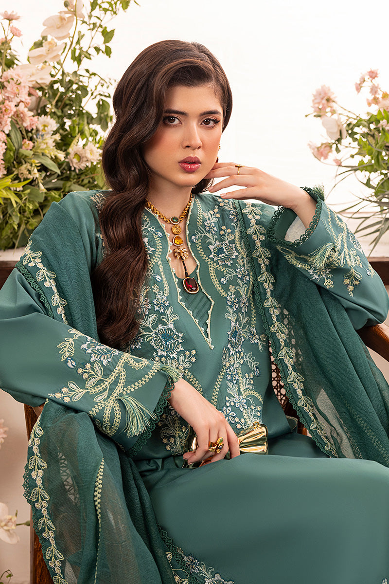 Shurooq | Mon Cheri |Jade - Luxury Dress - available at Maria Faisal in UK and USA.