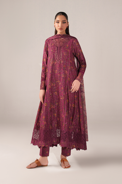 Iznik | Spring/Summer Lawn 26 | SS-0 - Luxury Dress - available at Maria Faisal in UK and USA.