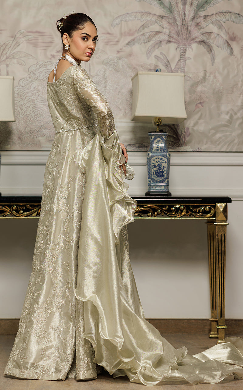 Threads and Motifs | Formal Dresses 25 | Embroidered Maxi - Ladies Clothes - Maria Faisal