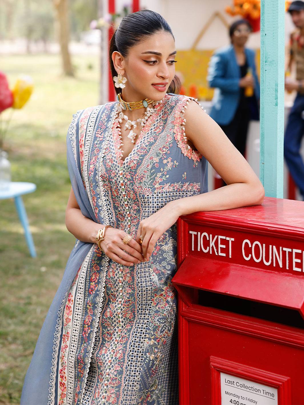 Bin Ilyas | Carnival Summer Edit 25 | 33 - B by Maria Faisal - Registered Vendor of : Bin Ilyas - type : Ladies Clothes - 100% original wedding dresses