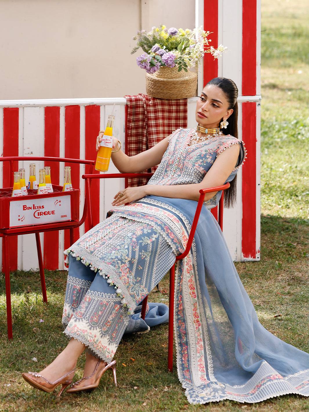 Bin Ilyas | Carnival Summer Edit 25 | 33 - B by Maria Faisal - Registered Vendor of : Bin Ilyas - type : Ladies Clothes - 100% original wedding dresses