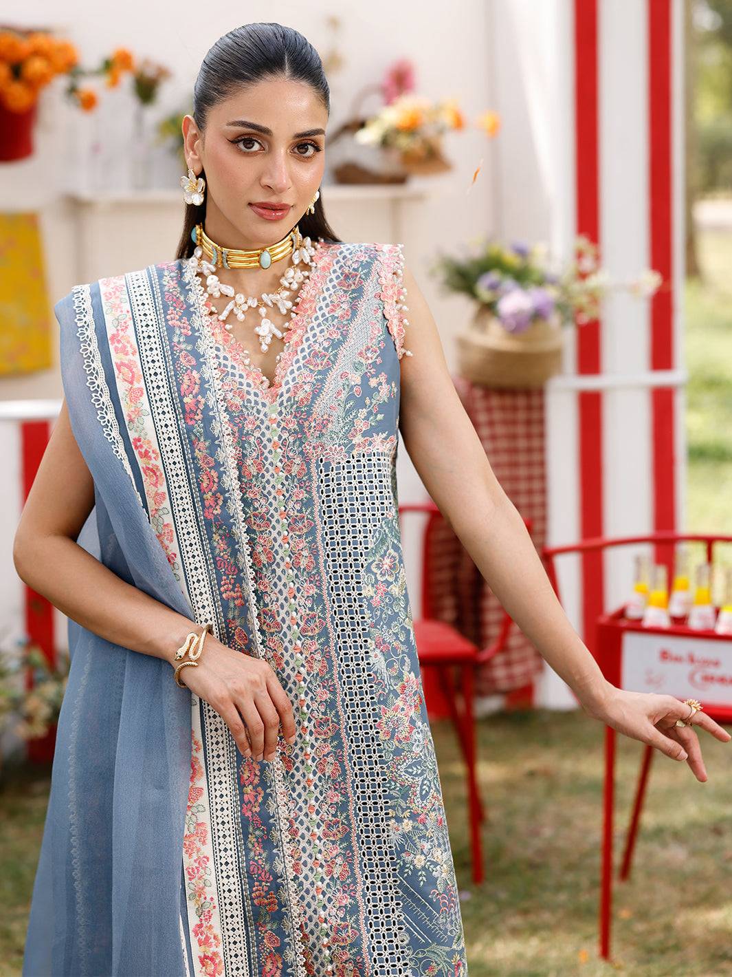 Bin Ilyas | Carnival Summer Edit 25 | 33 - B by Maria Faisal - Registered Vendor of : Bin Ilyas - type : Ladies Clothes - 100% original wedding dresses