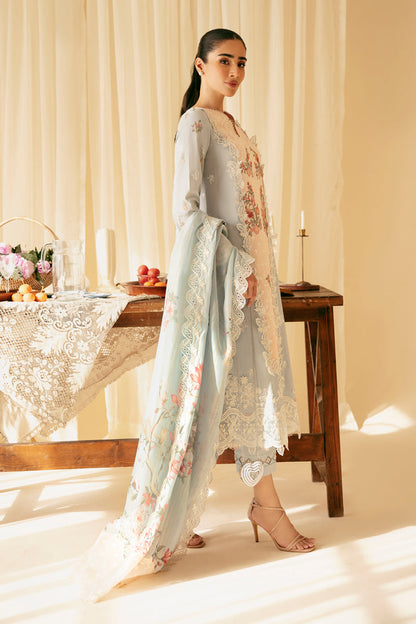 Qalamkar | Qlinekari Luxury Lawn | SQ-15 NEYLAN - Designer Dress with Intricate embroidery and embellishments. Shop elegent wedding dress at Maria Faisal.