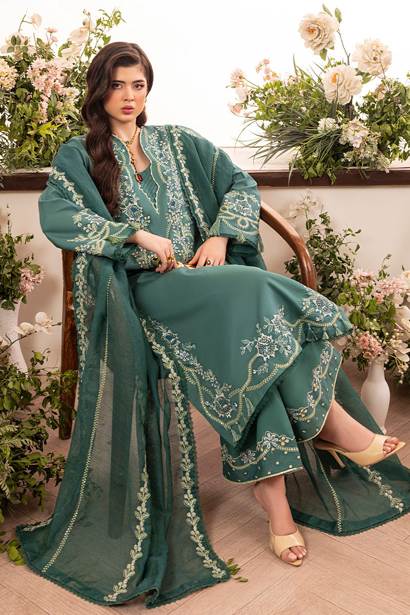 Shurooq | Mon Cheri |Jade - Luxury Dress - available at Maria Faisal in UK and USA.
