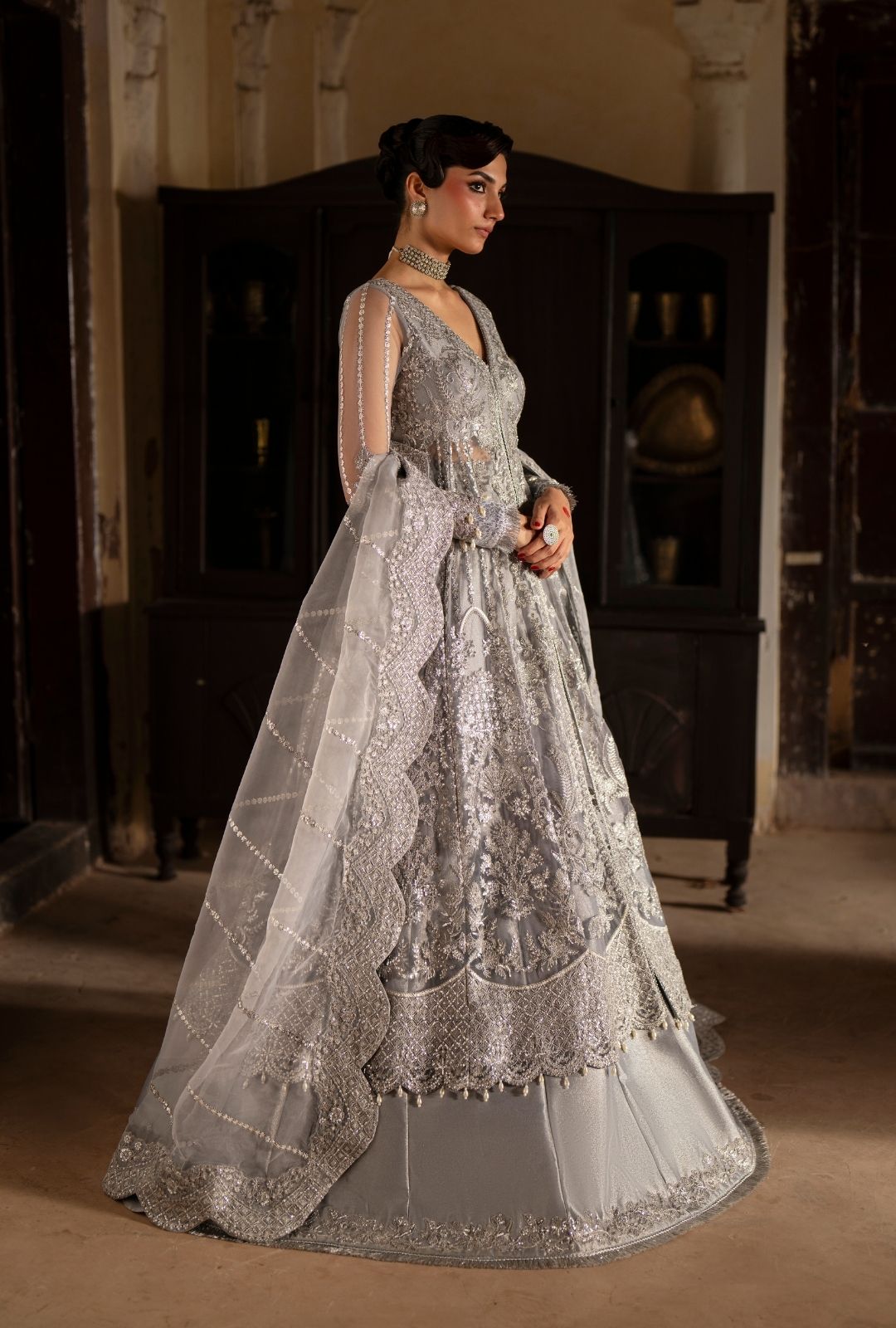 Ajr Couture | Dastan e Ishq | Mehar - Formal Dress - available at Maria Faisal in UK and USA.