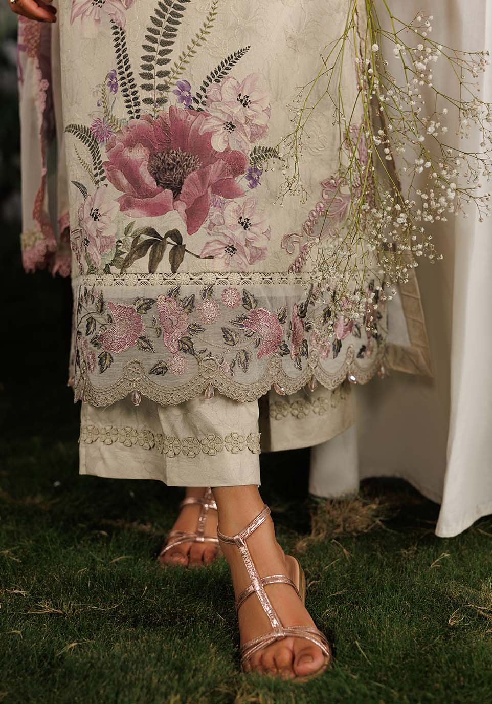 Zarqash | RimJhim The Moonsoon Edit 26 | MEHRAAB-E-GUL ZQ003 - Casual Dress - available at Maria Faisal in UK and USA.