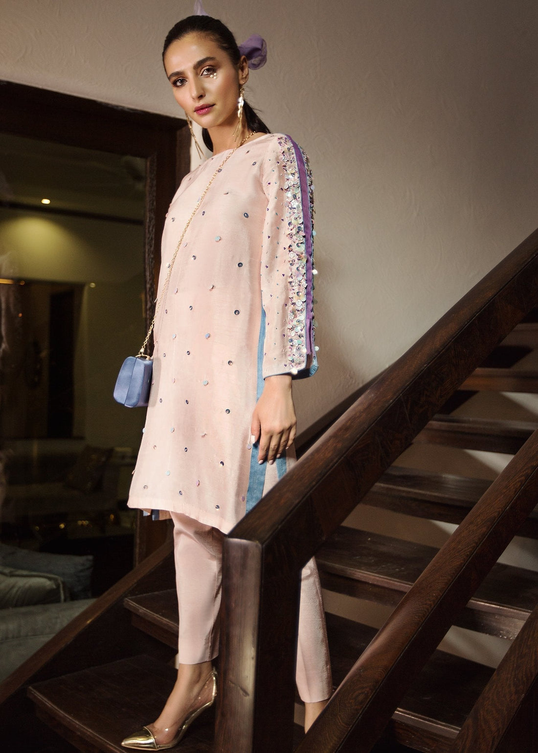 Hana | Serendipity Ready to Wear | Truffle - Designer Dress with Intricate embroidery and embellishments. Shop elegent wedding dress at Maria Faisal.