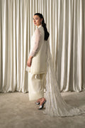Neeshay | Ready to Wear Chiffon | RTW-CHFN-06 White - Ladies Clothes - Maria Faisal