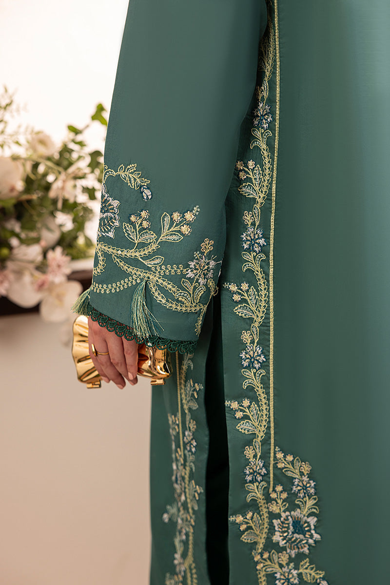 Shurooq | Mon Cheri |Jade - Luxury Dress - available at Maria Faisal in UK and USA.