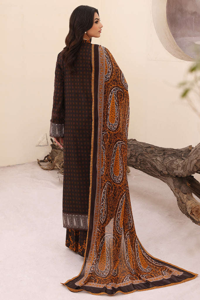Charizma | Naranji Embroidered Lawn 24 | CN4-004 - Maria Faisal