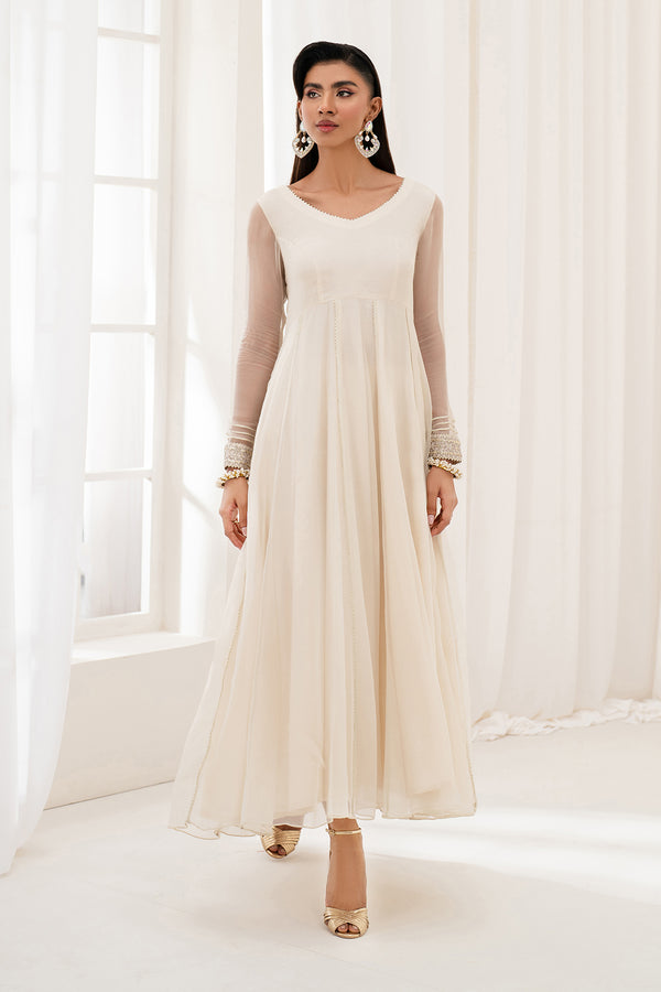 Baroque | Luxury Pret 25 | EMBROIDERED CHIFFON PR-1098 - Ladies Clothes - Maria Faisal