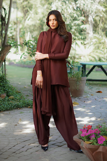 Erum Khan | Nue Pret | Espresso Gloe - Ladies Clothes - Maria Faisal
