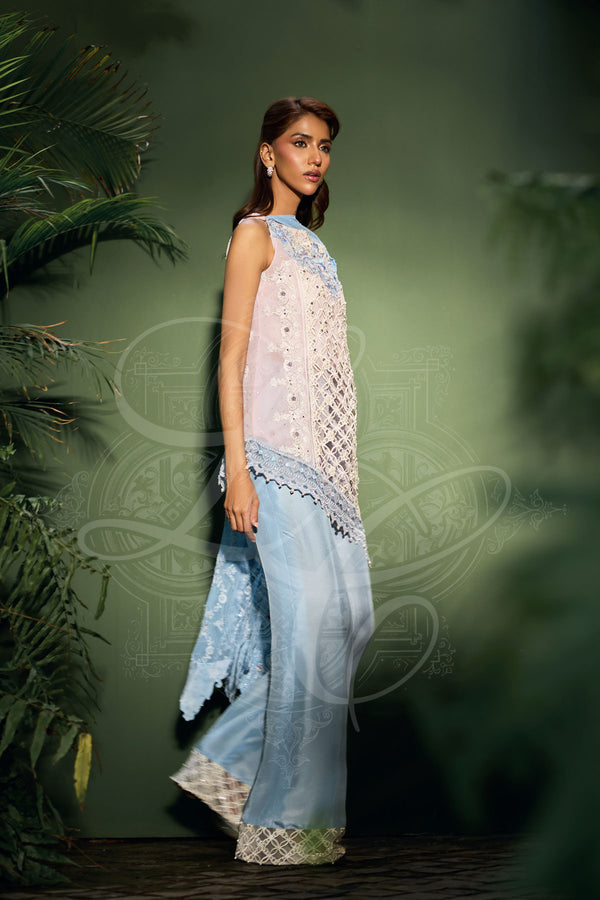 Layla Chatoor | Luxury Pret | Vela - Luxury Dress - available at Maria Faisal in UK and USA.