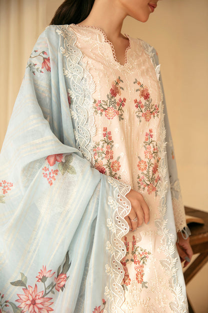 Qalamkar | Qlinekari Luxury Lawn | SQ-15 NEYLAN - Designer Dress with Intricate embroidery and embellishments. Shop elegent wedding dress at Maria Faisal.