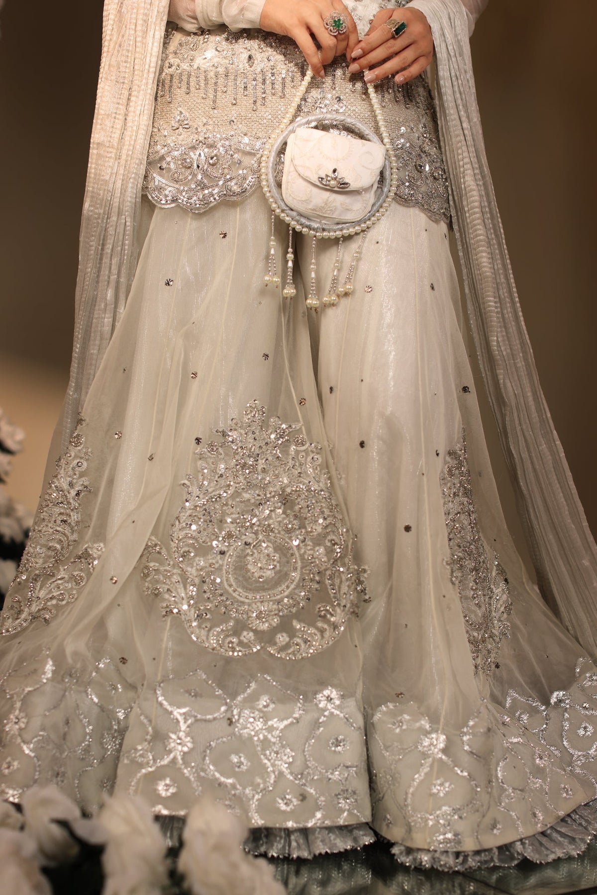 Musferah Saad | Casa Blance | Ivory Serenade - Bridal Dress - available at Maria Faisal in UK and USA.