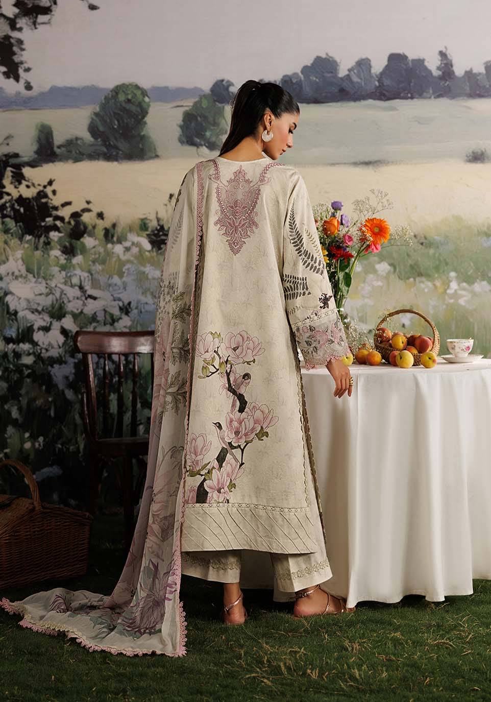 Zarqash | RimJhim The Moonsoon Edit 26 | MEHRAAB-E-GUL ZQ003 - Casual Dress - available at Maria Faisal in UK and USA.