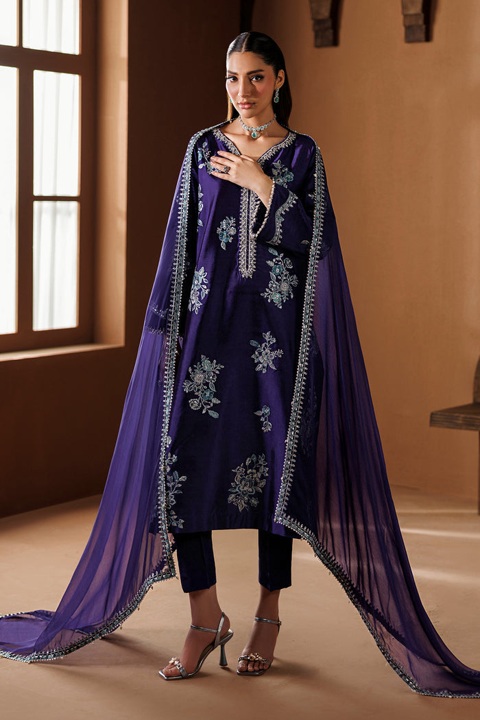 Baroque  | Luxury Pret 26 | PR-1284 - Luxury Dress - available at Maria Faisal in UK and USA.