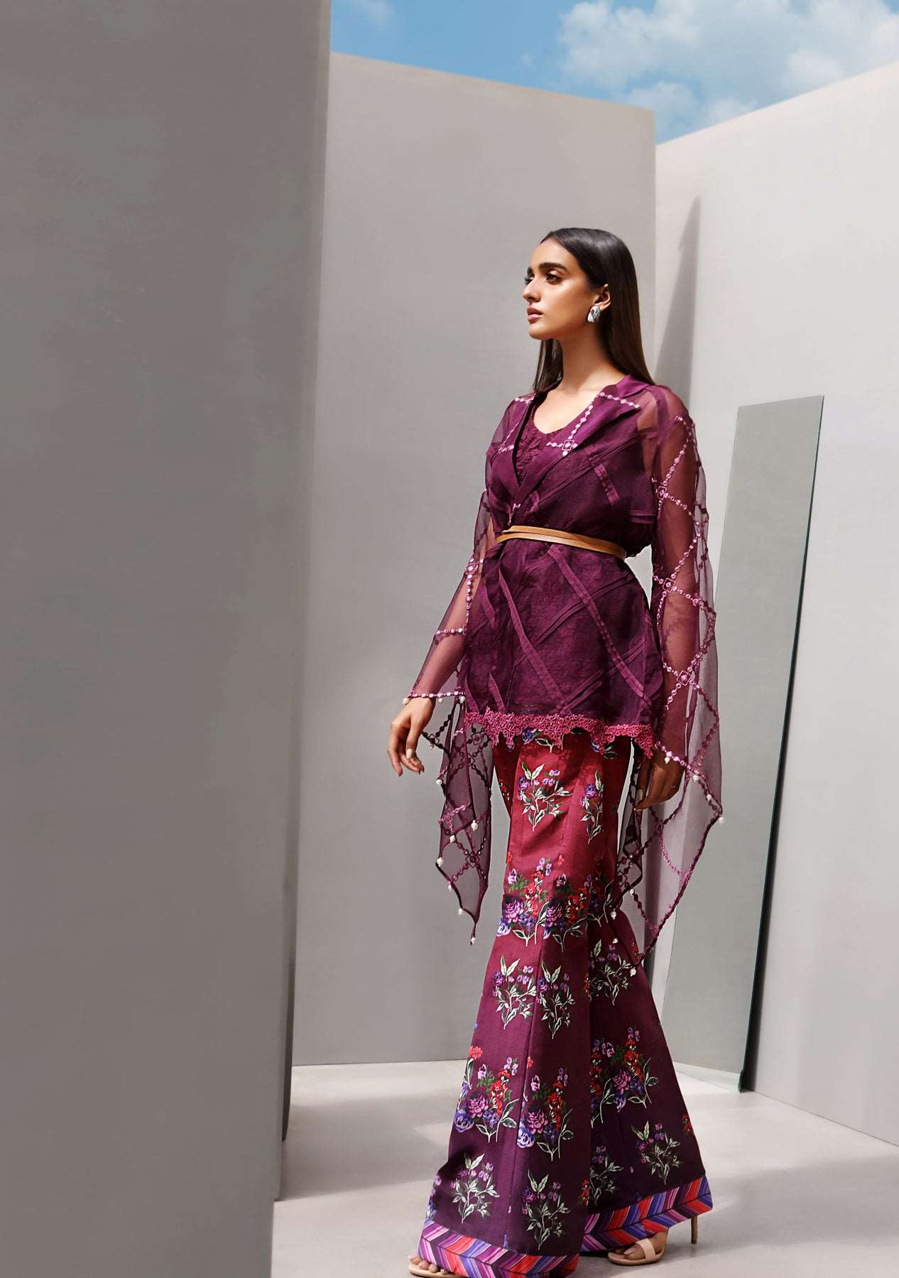 Layla Chatoor | Pret A Porter | LC-09 - Luxury Dress - available at Maria Faisal in UK and USA.