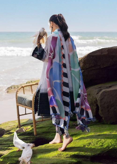 Sadaf Fawad Khan | Siraa Lawn 25 | Kantha Rose by Maria Faisal - Registered Vendor of : Sadaf Fawad Khan - type : Ladies Clothes - 100% original wedding dresses