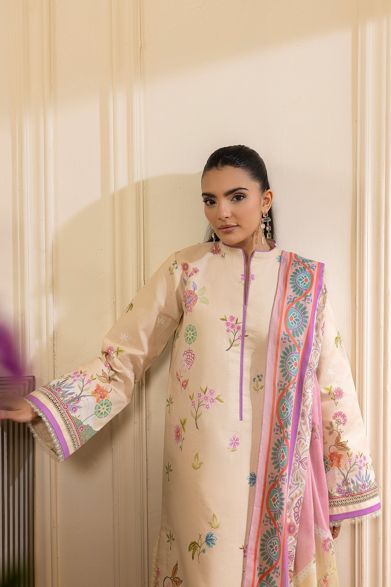 Rajbari | Nissa Exclusive Summer Prints | 03 - Casual Dress - available at Maria Faisal in UK and USA.