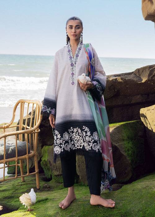 Sadaf Fawad Khan | Siraa Lawn 25 | Kantha Rose by Maria Faisal - Registered Vendor of : Sadaf Fawad Khan - type : Ladies Clothes - 100% original wedding dresses