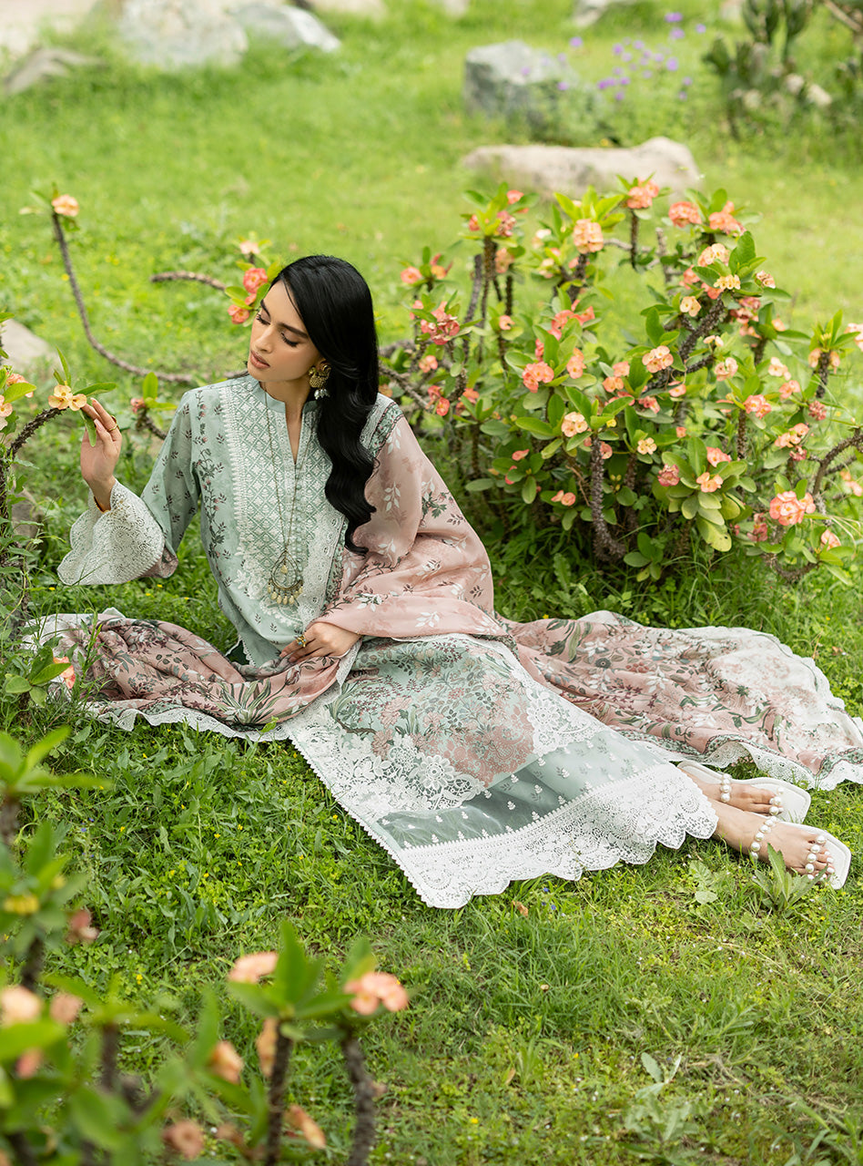 Zainab Chottani | Luxe Lawn 26 | Ivie - 13 - Luxury Dress - available at Maria Faisal in UK and USA.