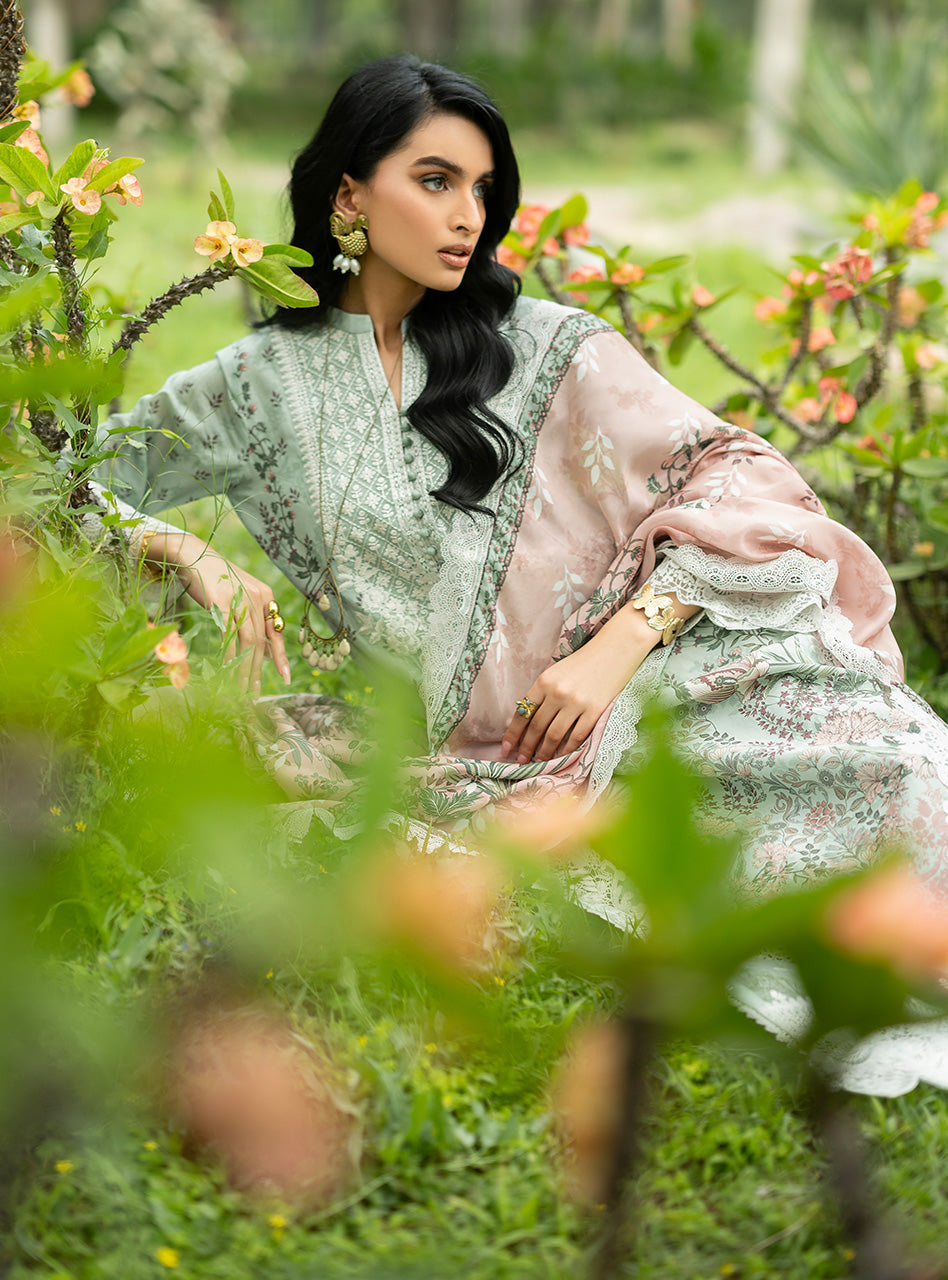 Zainab Chottani | Luxe Lawn 26 | Ivie - 13 - Luxury Dress - available at Maria Faisal in UK and USA.