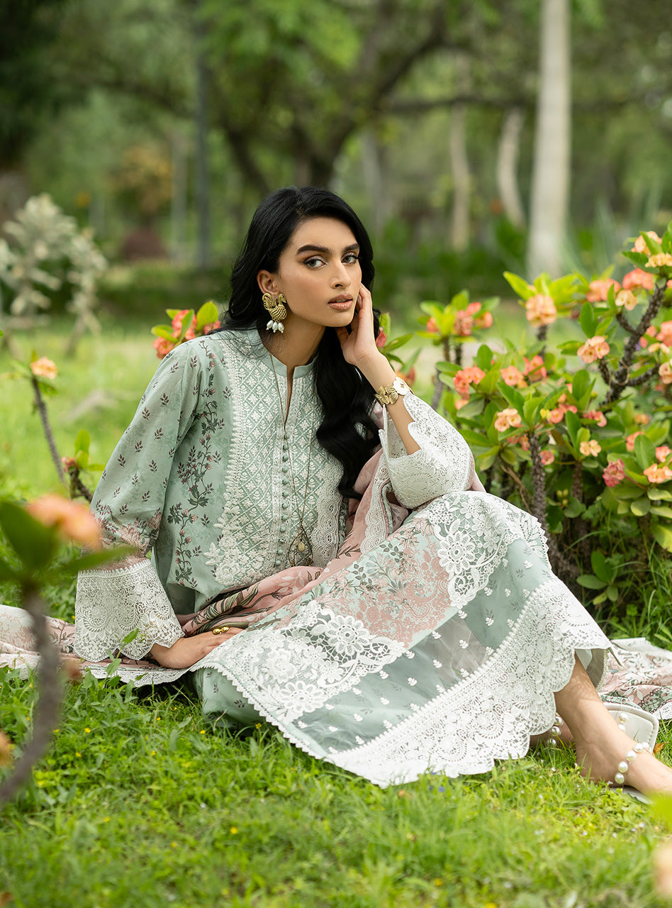 Zainab Chottani | Luxe Lawn 26 | Ivie - 13 - Luxury Dress - available at Maria Faisal in UK and USA.