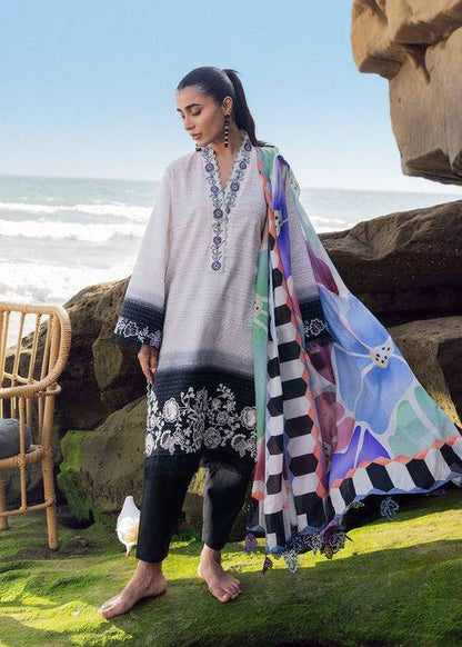 Sadaf Fawad Khan | Siraa Lawn 25 | Kantha Rose by Maria Faisal - Registered Vendor of : Sadaf Fawad Khan - type : Ladies Clothes - 100% original wedding dresses