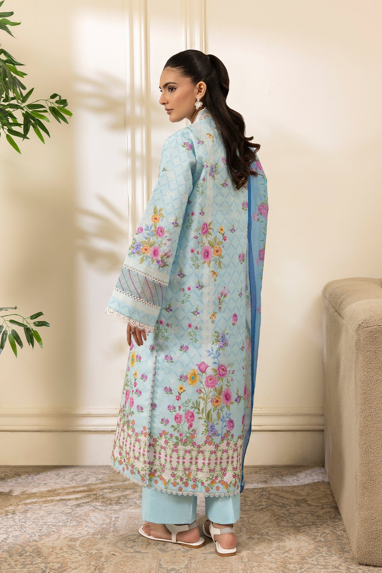 Rajbari | Nissa Exclusive Summer Prints | 08 - Casual Dress - available at Maria Faisal in UK and USA.