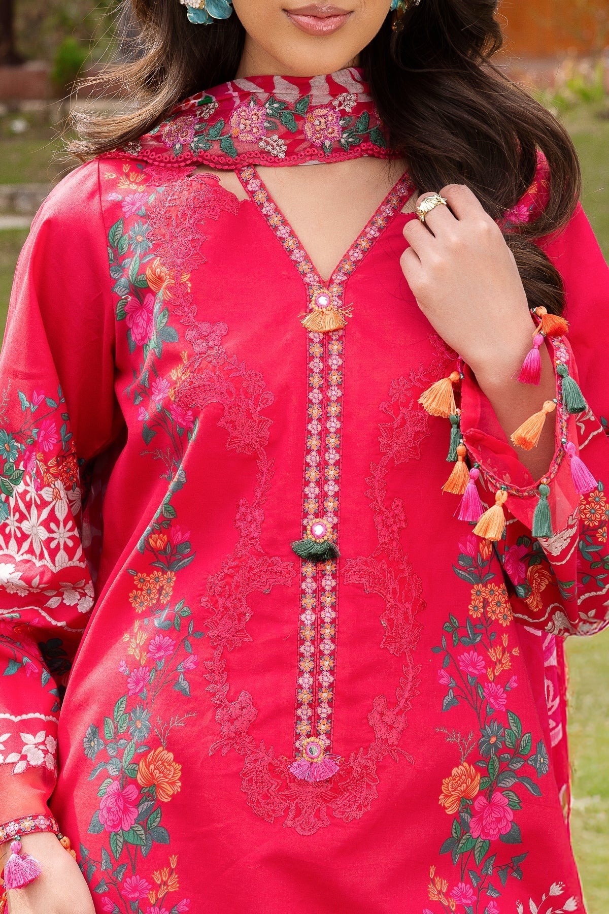 Charizma | Rang e Bahar | VOL 02 CRB6-09 - Luxury Dress - available at Maria Faisal in UK and USA.