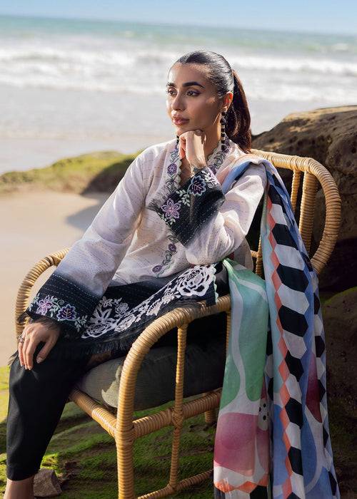 Sadaf Fawad Khan | Siraa Lawn 25 | Kantha Rose by Maria Faisal - Registered Vendor of : Sadaf Fawad Khan - type : Ladies Clothes - 100% original wedding dresses