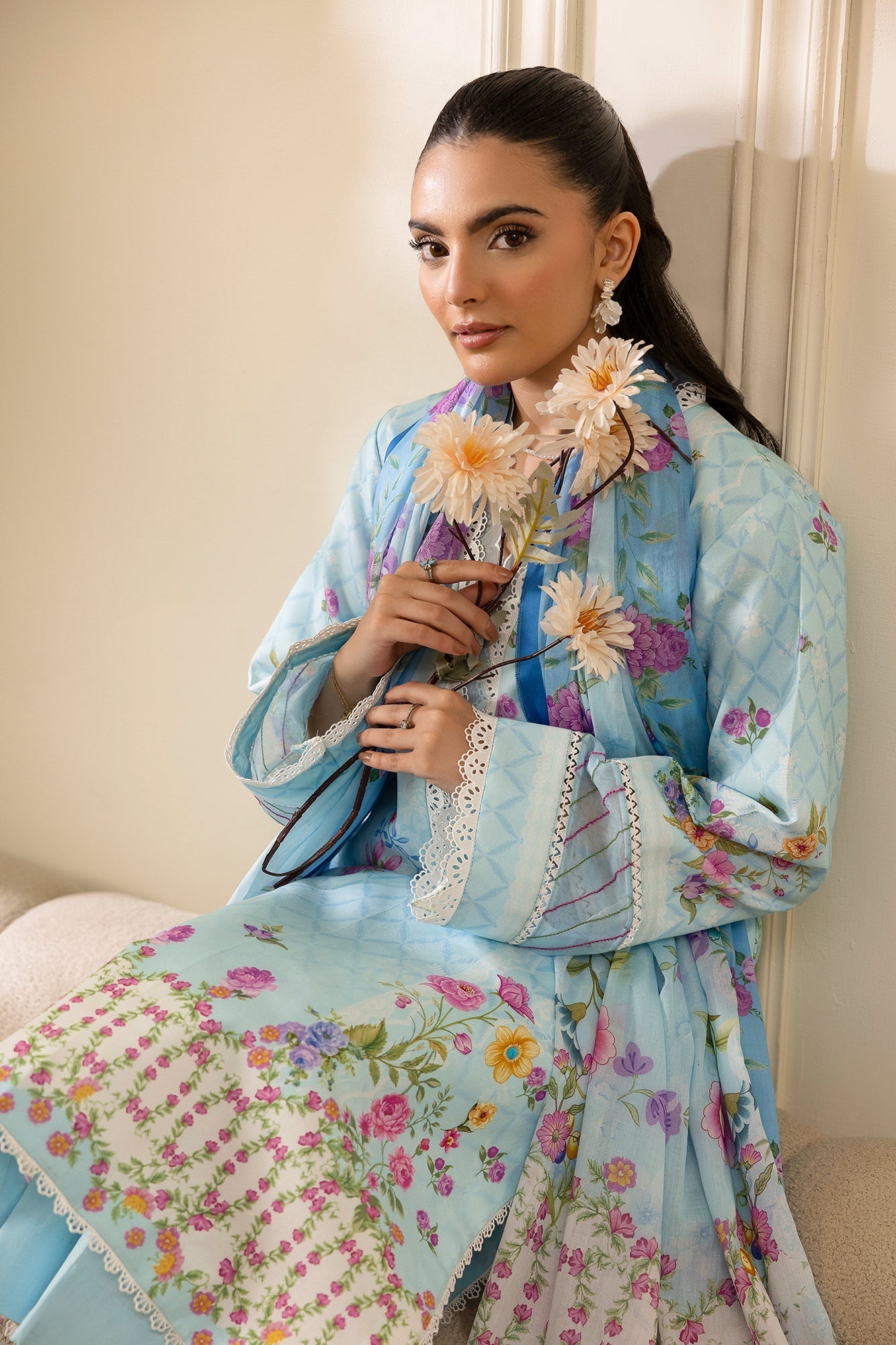 Rajbari | Nissa Exclusive Summer Prints | 08 - Casual Dress - available at Maria Faisal in UK and USA.
