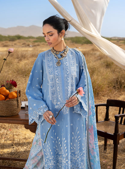 Zainab Chottani | Spring Summer Lawn 26 | Azule 05 - Luxury Dress - available at Maria Faisal in UK and USA.