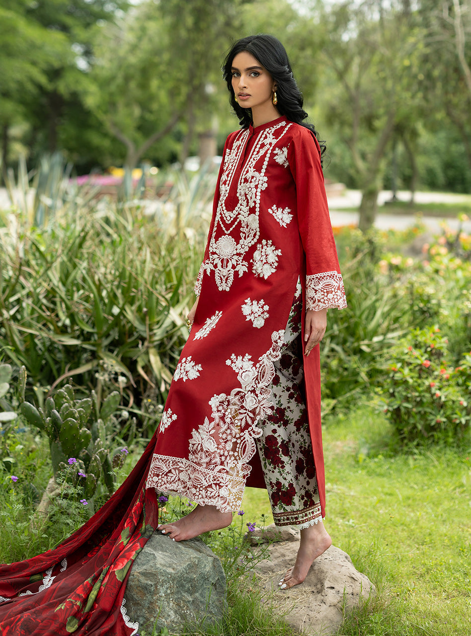 Zainab Chottani | Luxe Lawn 26 | Rohe - 05 - Luxury Dress - available at Maria Faisal in UK and USA.