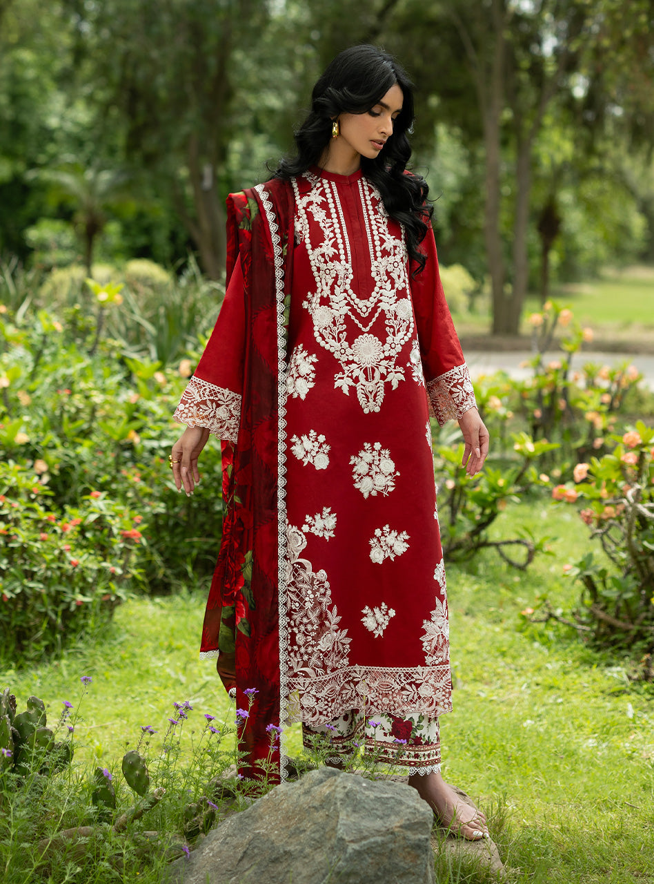Zainab Chottani | Luxe Lawn 26 | Rohe - 05 - Luxury Dress - available at Maria Faisal in UK and USA.