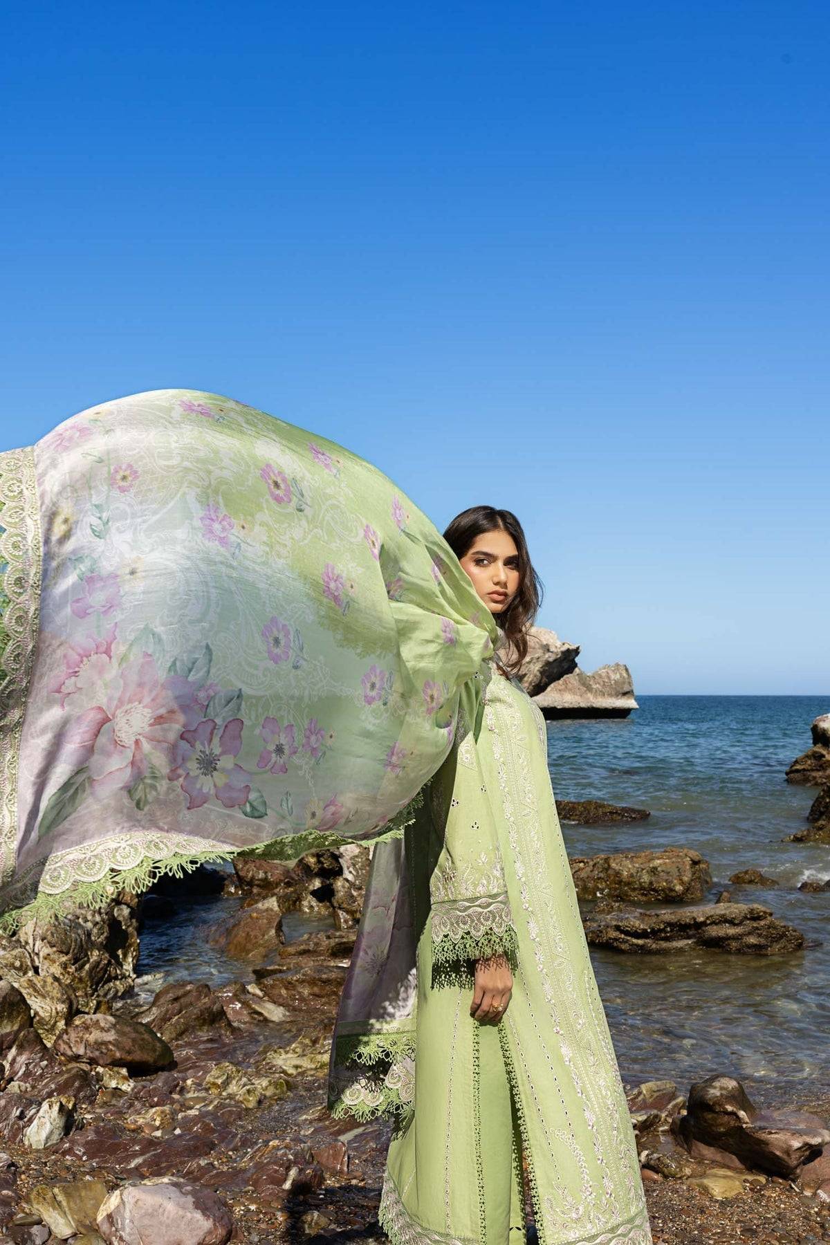 Akbar Aslam | Mare Lawn Edit 25 | Faye by Maria Faisal - Registered Vendor of : Akbar Aslam - type : Ladies Clothes - 100% original wedding dresses