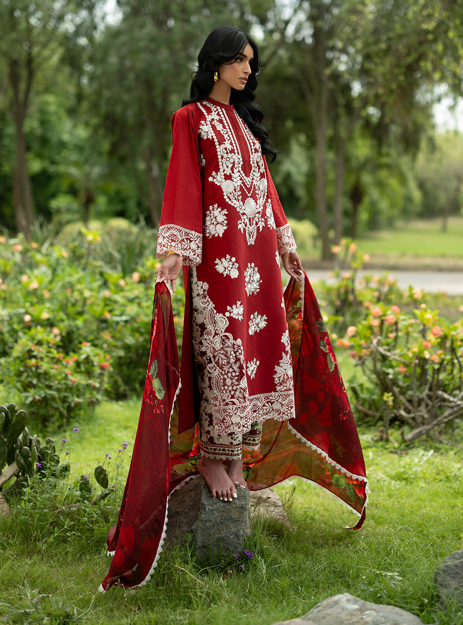 Zainab Chottani | Luxe Lawn 26 | Rohe - 05 - Luxury Dress - available at Maria Faisal in UK and USA.